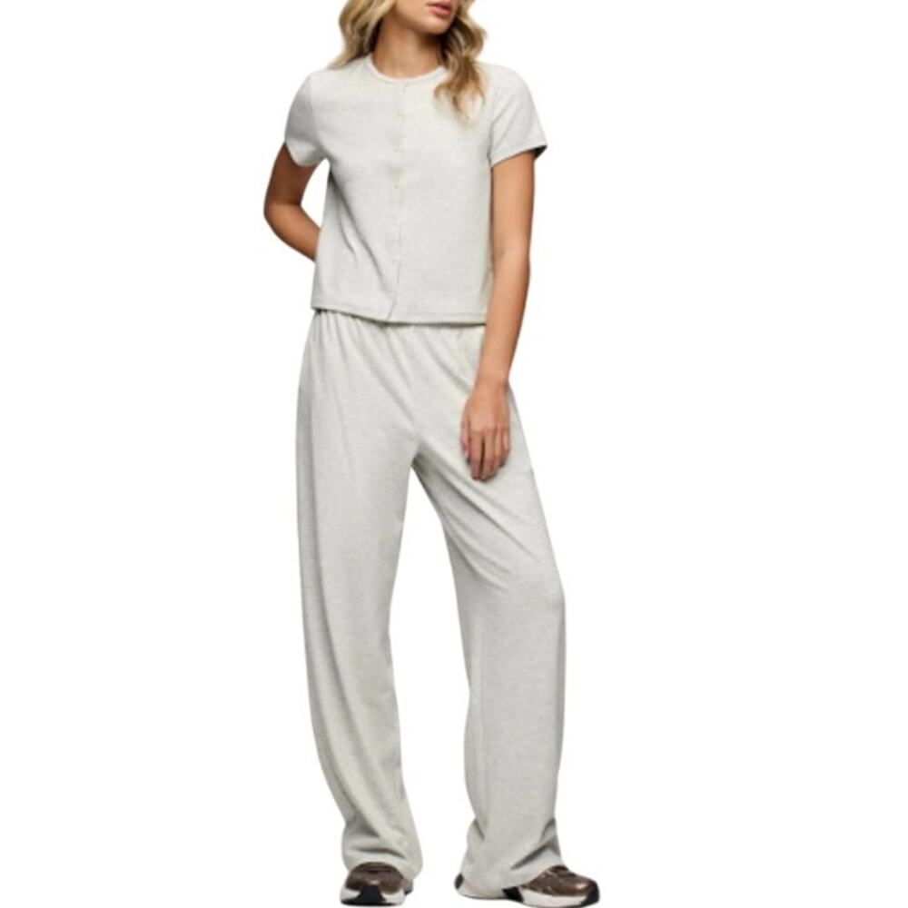 Nuuds The Refresh Set Heather Gray Size M